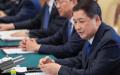 2024年4月26日，中共公安部长王小洪在北京钓鱼台国宾馆与时任美国国务卿布林肯举行会谈。（图片来源：MARK SCHIEFELBEIN/POOL/AFP via Getty Images）
