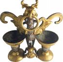 银鎏金朱雀衔环杯——唐代金银器珍品