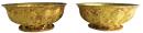 双狮莲瓣纹金碗                  唐代金银器珍品