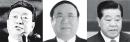 陈希同（左）；李其炎（中）；贾庆林（右）