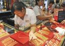 安徽合肥的一家黄金首饰店（TR/AFP via Getty Images）