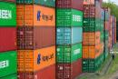 德国码头的运输箱（Gregor Fischer/Getty Images）