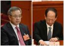 全国政协副主席胡春华（左）和中组部部长石泰峰（右）。（看中国合成图）