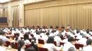 2025年7月15日，中央城市工作会议的主席台上就坐的人。（图片来源：视频截图）