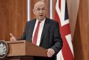 2026年4月9日，英国国防大臣约翰•希利（John Healey）发表声明，通报近期英国针对俄罗斯潜艇在英国以北海域光缆及管道附近开展活动所采取的军事行动。（Yui Mok-WPA Pool/Getty Images）