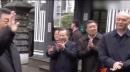 2024年的一次公开活动中，蔡奇注视习近平。（图片来源：视频截图）