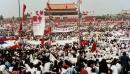 六四天安门集会景象。  （图片来源：网络图片）