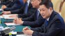 2024年4月26日，中共公安部长王小洪在北京钓鱼台国宾馆与时任美国国务卿布林肯举行会谈。（图片来源：MARK SCHIEFELBEIN/POOL/AFP via Getty Images）