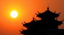 橙色日光中的紫禁城 （图片来源：TEH ENG KOON/AFP/Getty Images）