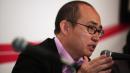 潘石屹于2009年3月13日在中国香港出席新闻发布会，公布SOHO中国2008年全年业绩。（图片来源：Lo Ka Fai/China Photos/Getty Images） 