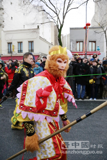 巴黎13区欢庆中国新年游行组图(图组3)