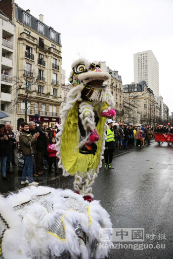 巴黎13区欢庆中国新年游行组图(图组3)