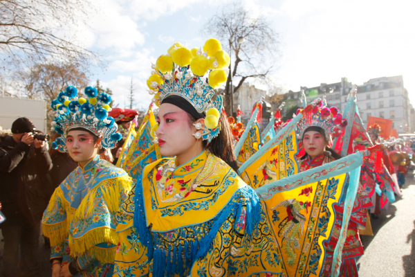 巴黎3区华人新年游行图集(一)