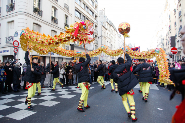 巴黎3区华人新年游行图集(一)