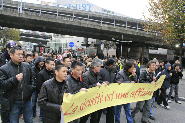 安全心系所有人  中法联盟组织安全大游行-图组(一)