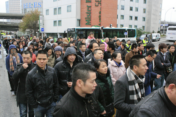 安全心系所有人  中法联盟组织安全大游行-图组(一)