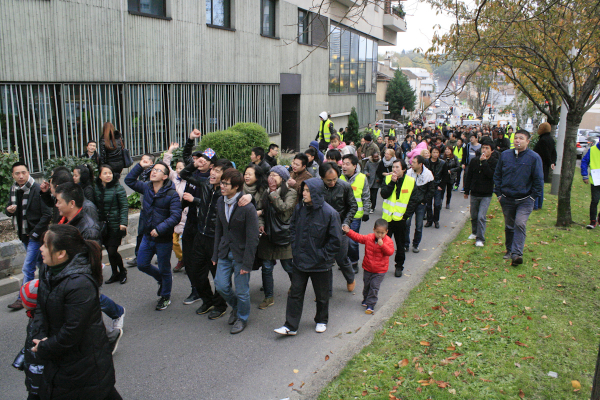 安全心系所有人  中法联盟组织安全大游行-图组(一)
