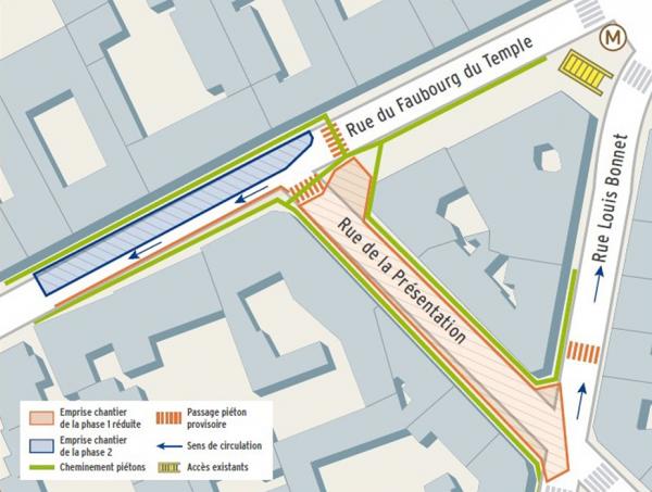 美丽城街区的地铁翻修工地(Copyright©RATP)