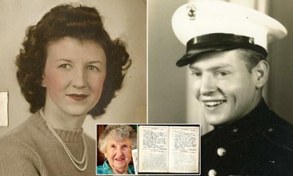 时隔70年,当Burlingame再次看到初恋情人的字迹,激动得泪如雨下。