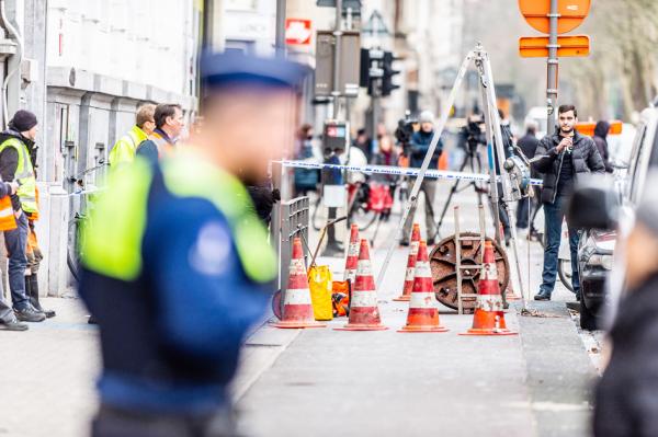 比利时安特卫普钻石区附近的一家银行日前发生惊人抢劫案。（AFP/Getty Images）