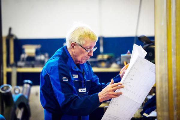 德国一位老年工人(Getty Images)