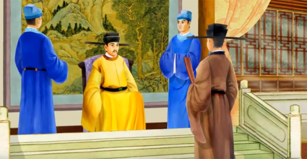 宋太宗召见赵普，流传下来“半部论语”的典故。