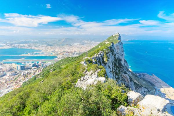直布罗陀俯瞰图(123RF)
