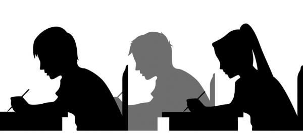 学生参加考试 (123RF)