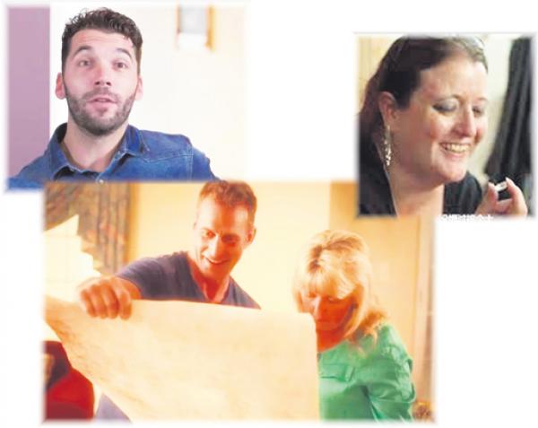 左上：Jerry本来是一名流浪汉，一夜之间成为亿万富翁。 右上：Brooke Oskarson花了8美元，挖到一颗8卡多的钻石。 下图：Mike花了2.48美元，买到价值47万7千美金的《独立宣言》原稿。（视频截图）