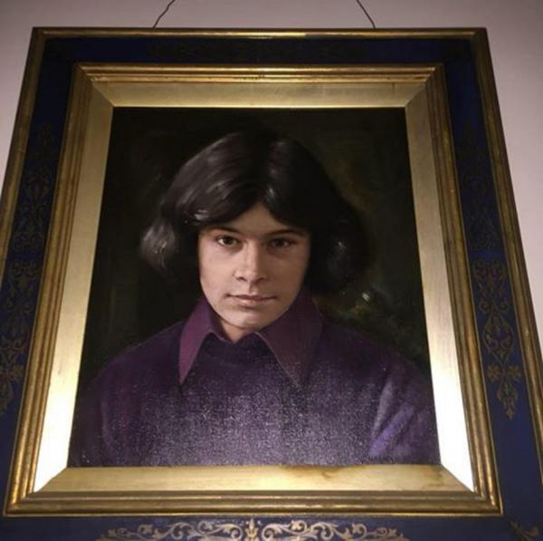 乔丹的父亲查尔斯的肖像画