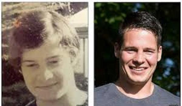 年轻时的查尔斯(左),乔丹(右)。