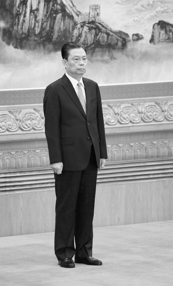 政治局常委赵乐际仕途危机再现。(AFP via Getty Images)
