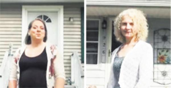 希拉里(左)和唐(右)(视频截图)