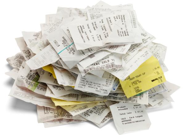 电子小票 (123RF)