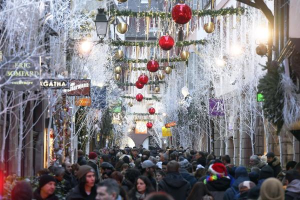 斯特拉斯堡的圣诞集市(AFP/Getty Images)