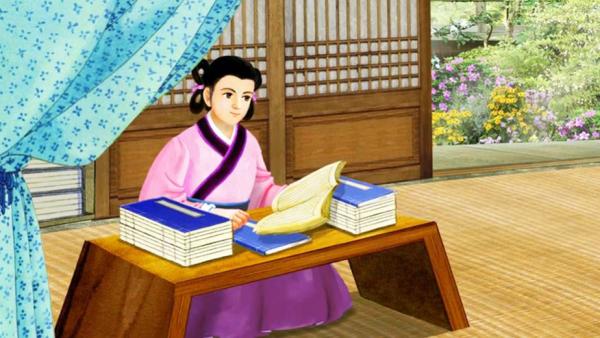 谢道韫是安西将军谢奕的女儿，从小就天资聪颖，才学过人。