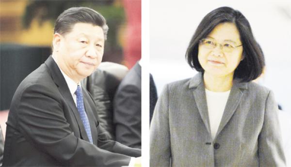 左图:习近平 (Getty Images);右图:蔡英文 (AFP via Getty Images)