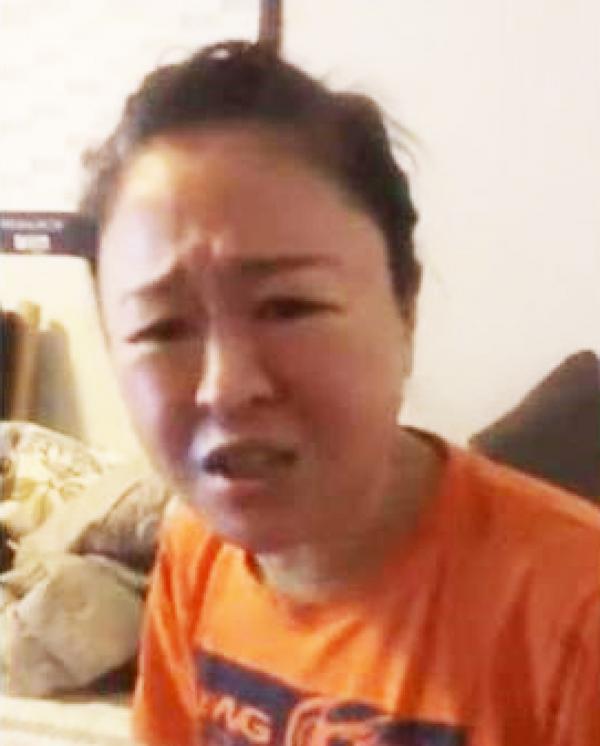 武汉大姐痛斥中共政府。(视频截图)