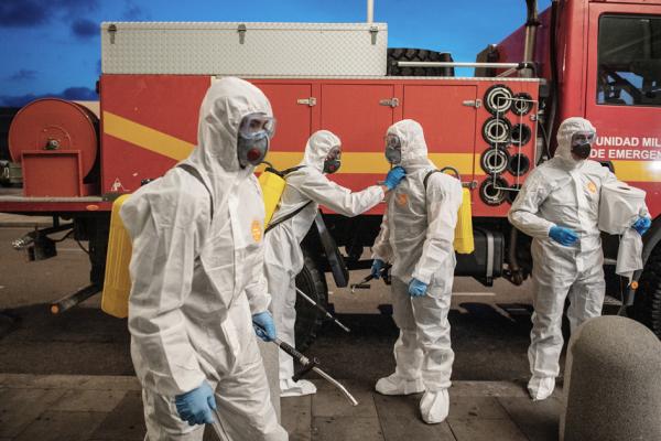 受疫情影响,西班牙全国封城。(Getty Images)