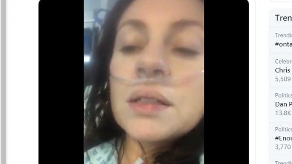 美国女子塔拉・简・兰斯顿。(图片来源:视频截图)