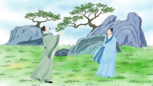 报应的程度与人作恶的程度有关,一人作恶,还会殃及子孙。(绘图:志清/看中国)