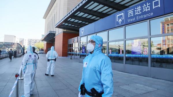 牡丹江站所有火车已全部停运。 (Getty Images)