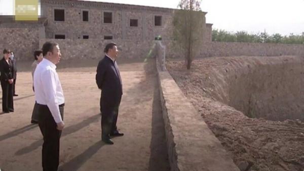 习近平8日在宁夏银川考察调研。（图片来源：视频截图）