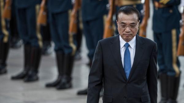 人大闭幕会上,李克强说出了并不意外的真相数字,图为2017年9月的李克强。 (图片来源:FRED DUFOUR/AFP via Getty Images)