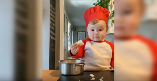 宝宝小厨师(图片来源:视频截图)