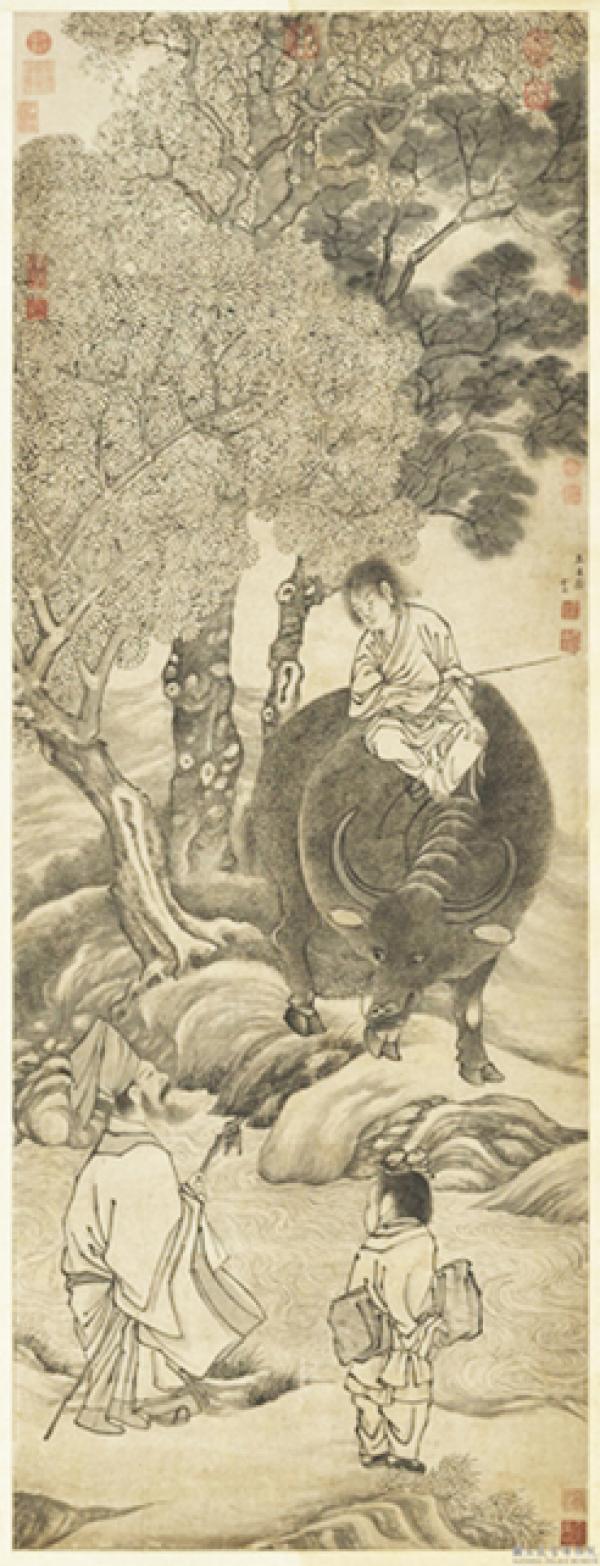 明 丁云鹏《三生图》。(公有领域)