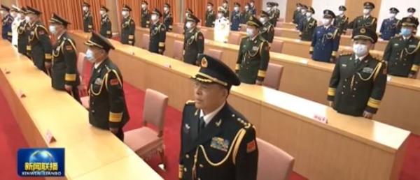 参加晋衔的将领。