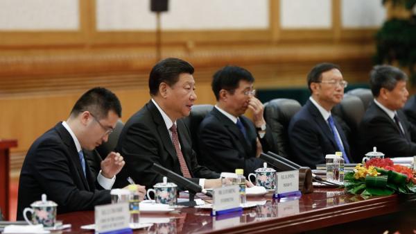 美媒刊文说，习近平身边有一批智囊学者为习的强硬政策出谋划策。示意图（图片来源:Lintao Zhang/Getty Images）