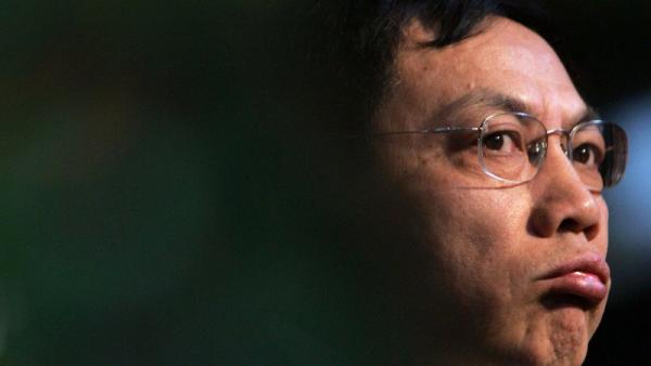 早前消息指任志强坚持自辩,不请律师,并全部揽下涉案人员刑责。(图片来源:China Photos/Getty Images)