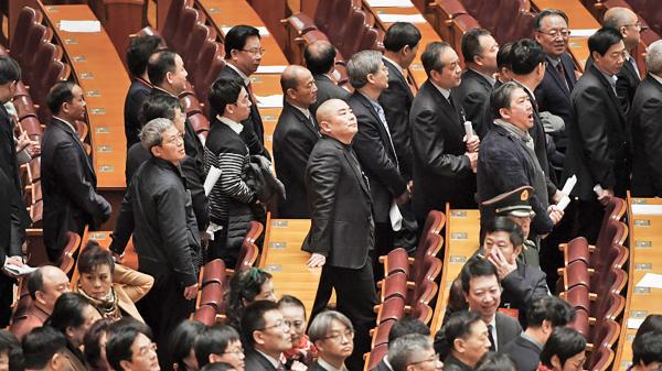 两会会场(GREG BAKER/AFP/Getty Images)